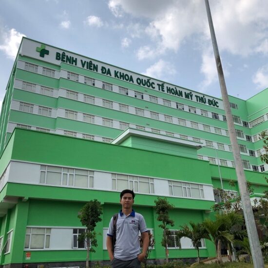 hình ảnh bệnh viện được biên tập viên ghi nhận lại sau khi bàn giao máy thành công