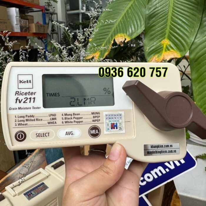 Máy đo độ ẩm gạo Kett fv211 được sử dụng như thế nào