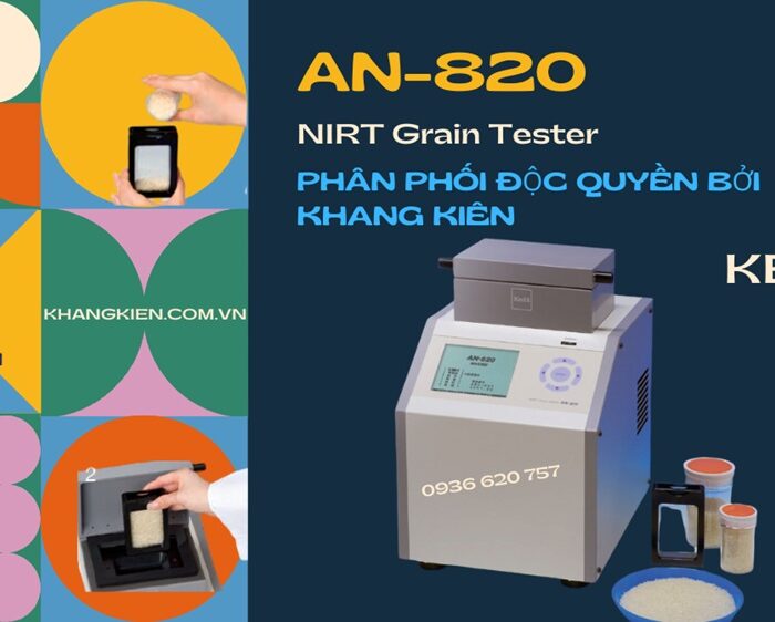 Máy phân tích độ ẩm Protein Amylose Kett AN-820