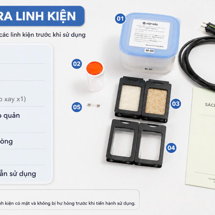 Phụ kiện cho máy đo thành phần gạo AN-830